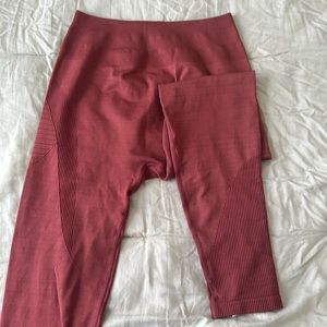 Alphalete Women's Leggings in Rose Red